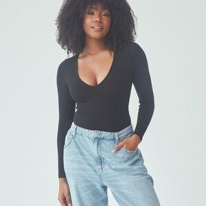 Klassy Network Deep V Long Sleeve Bramisuit